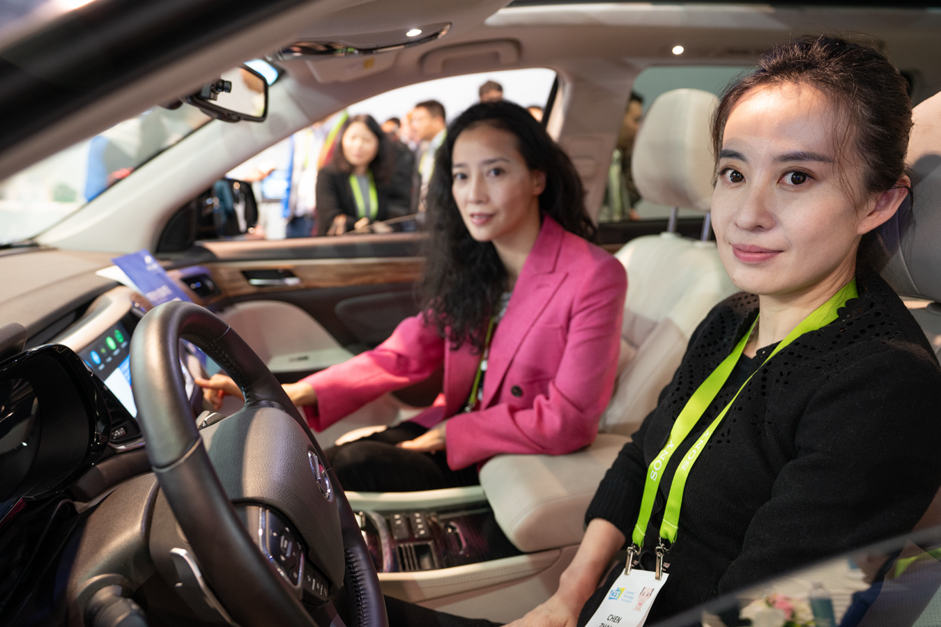 2018 CES show in the iFlyTek booth.